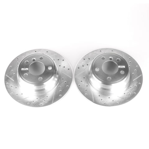 Power Stop 00-06 BMW X5 Rear Evolution Drilled & Slotted Rotors - Pair - EBR633XPR