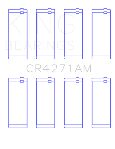 King 1/95-12/09 Chrysler/ 1/02-12/06 Jeep 148CI 2.4L L4 (Size STD) Rod Bearing Set - CR4271AM