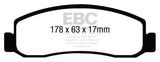 EBC 11 Ford F250 (inc Super Duty) 6.2 (2WD) Greenstuff Front Brake Pads - DP61898