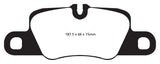 EBC 12-15 Porsche 911 (991) (Cast Iron Rotor only) 3.8 Carrera S Yellowstuff Rear Brake Pads - DP41858R
