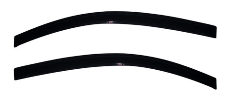 AVS 11-17 Fiat 500 Ventvisor Outside Mount Window Deflectors 2pc - Smoke - 92385