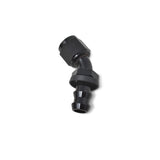 Russell Performance -6 AN Twist-Lok 45 Degree Hose End (Black) - 624083