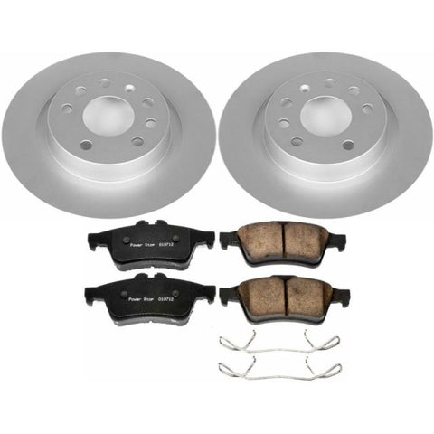 Power Stop 03-11 Saab 9-3 Rear Z23 Evolution Sport Coated Brake Kit - CRK981