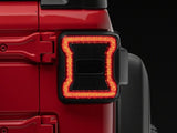 Raxiom 18-26 Jeep Wrangler JL LED Tail Lights- Red Housing- Smoked Lens - J181425