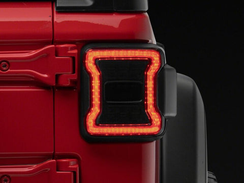 Raxiom 18-26 Jeep Wrangler JL LED Tail Lights- Red Housing- Smoked Lens - J181425