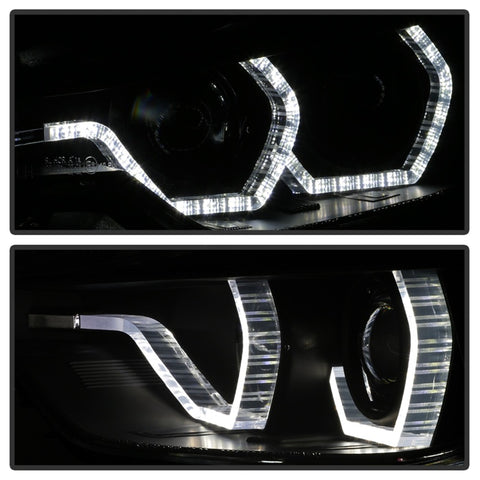 Spyder 12-14 BMW F30 3 Series 4DR Projector Headlights - LED DRL - Blk Smoke PRO-YD-BMWF3012-DRL-BSM - 5085047
