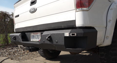 Fishbone Offroad 09-14 Ford F150 Rear Bumper - Black - FB22356