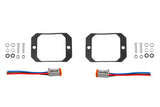 Diode Dynamics Stage Series C1 Flush Mount Mounting Kit Each - DD6621S