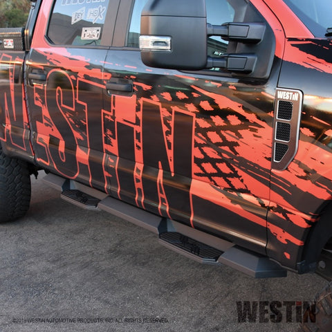 Westin/HDX 17-18 Ford F-150 SuperCrew Xtreme Nerf Step Bars - Textured Black - 56-23945