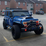 Oracle Vector Jeep Wrangler JK Grille Halo Kit - ColorSHIFT w/ Simple Controller - 5835-504