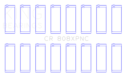 King GM 369-502 Gen IV / V / VI Big Block Chevy Rod Bearing Set - CR808XPNCSTDX
