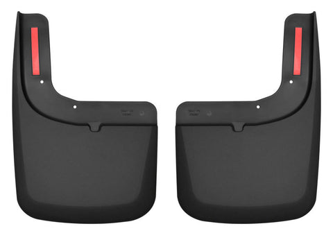 Husky Liners 2017 Ford F-250 / F-350 Super Duty Black Front Mud Guards (w/Flares) - 58471
