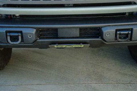 DV8 Offroad 2021 Ford Bronco Capable Bumper Slanted Front License Plate Mount - LPBR-05