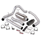 Banks Power 03-07 Ford 6.0L SCLB Monster Exhaust System - SS Single Exhaust w/ Black Tip - 48783-B
