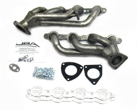JBA 99-02 GM Truck 6.0L LS w/o A.I.R. w/EGR 1-5/8in Primary Raw 409SS Cat4Ward Header - 1850S-1