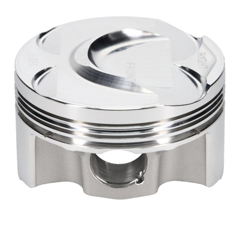JE Pistons Nissan VR30DDTT 86mm Bore 10.2:1 CR -3cc Dish - Set of 6 - 346348