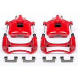 Power Stop 97-05 Buick Century Front Red Calipers w/Brackets - Pair - S4638