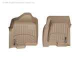 WeatherTech 99-00 Chevrolet Silverado Crew Cab Front FloorLiner - Tan - 450031