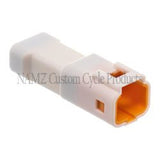 NAMZ JST 3-Position Male Connector Tab w/Wire Seal - NJST-03P