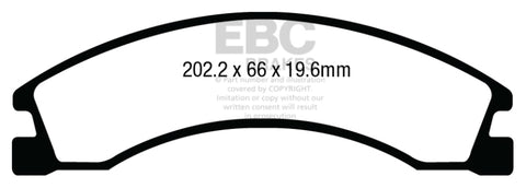 EBC 08+ Ford Econoline E450 Ultimax2 Rear Brake Pads - UD1330