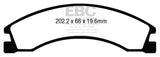 EBC 08+ Ford Econoline E450 Greenstuff Rear Brake Pads - DP63006