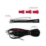 ANZO 2014-2016 Jeep Grand Cherokee LED Taillights Red/Clear - 311268