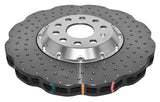 DBA 12-13 Volkswagen Golf R 2.0L Front 5000 Series Cross Drilled Rotor w/Silver Hat - 52808WV2SLVXD