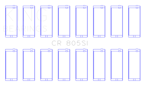 King Chrysler 273 / 318 / 340 /360 (Size 010) Rod Bearing Set - CR805SI010