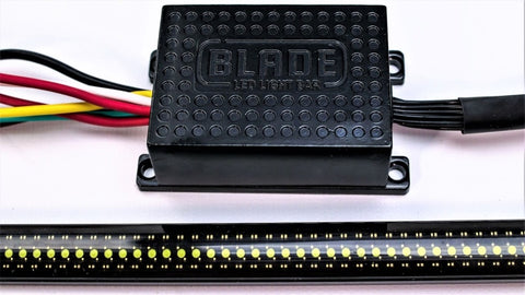 Putco 17-19 Ford Super Duty 48in Red Blade Blade LED Light Bar w/ Direct fit Quick-Connect Harness - 9202048-06