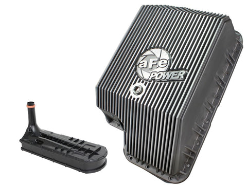 afe Transmission Pan (Raw); Ford Diesel Trucks 03-10 V8-6.0/6.4L (td) - 46-70120-1