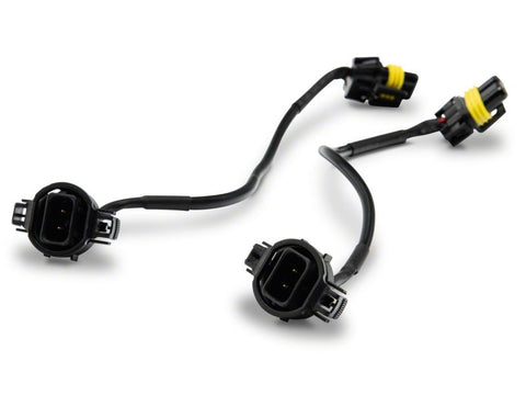 Raxiom 07-23 Jeep Wrangler JK & JL Axial Series Tri-Bar LED Fog Lights- Amber - J130810