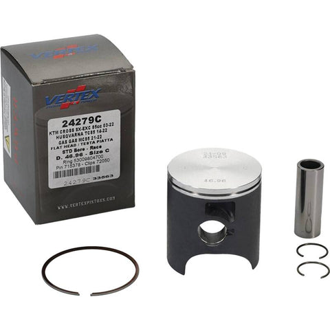 Vertex Piston 09-24 KTM 85 SX 85cc Cast Race Piston Kit - 24279C