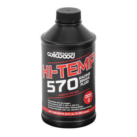 Wilwood 570 Brake Fluid - 12 oz Bottle (ea) - 290-0632