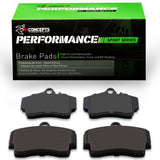 R1 97-12 Porsche 911 Rear Performance Sport Brake Pads - 2115-0738-00