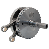 S&S Cycle 2007+ BT B-Style 4-3/8in Stroke Flywheel Assembly w/ Sprocket Shaft - Performance Pistons - 320-0356