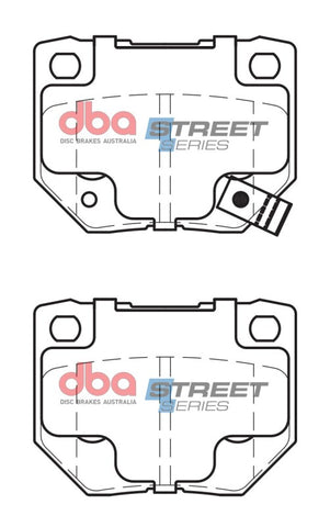 DBA 90-96 Nissan 300ZX Rear Street Series Brake Pads - DB1220SS