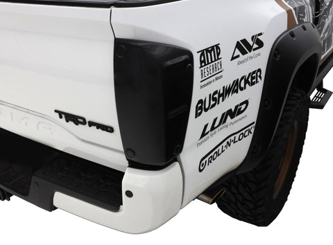 AVS 16-18 Toyota Tacoma Tail Shades Tail Light Covers - Smoke - 33418