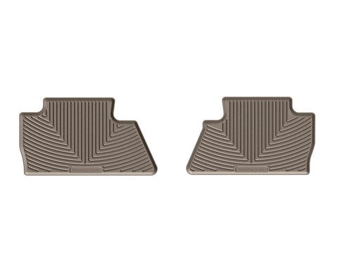 WeatherTech 14+ Chevrolet Silverado Rear Rubber Mats - Black - W311TN