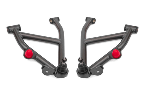 BMR 82-92 GM F-Body A-Arms Lower DOM Non-Adj Delrin Bushings Coilover - Black Hammertone - AAL333H