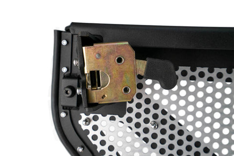 DV8 18-22 Jeep 4 Door JL/JT Aluminum Half Doors with Perforated Mesh Rear - HDJL-01R