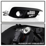 Spyder Honda Civic 2016-2017 2Dr/Coupe OEM Fog Light W/Switch- Clear FL-HC2016-2D-C - 5083067