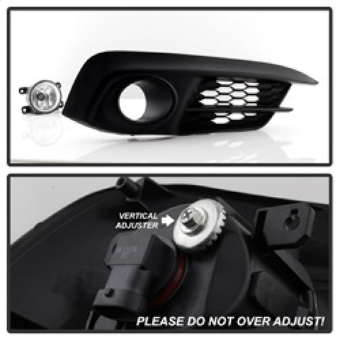 Spyder Honda Civic 2016-2017 2Dr/Coupe OEM Fog Light W/Switch- Clear FL-HC2016-2D-C - 5083067