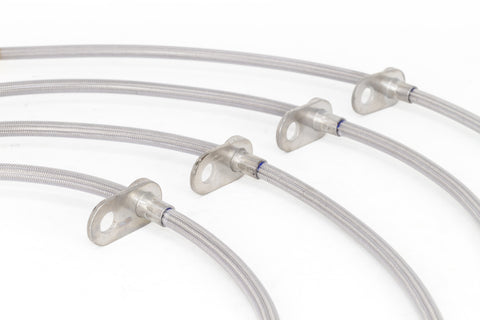 Goodridge 17-18 Honda Civic (Base/LX/EX) SS Brake Lines - 20042