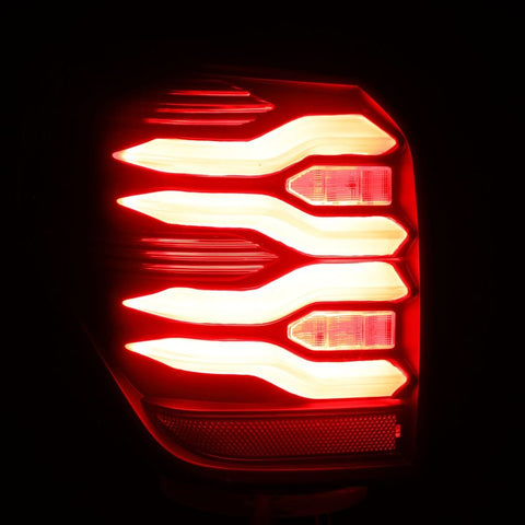 AlphaRex 10-21 Toyota 4Runner LUXX LED Taillights Blk w/Activ Light/Seq Signal - 690040