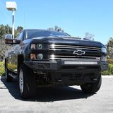 Westin 15-19 Chevrolet Silverado 2500/3500 Pro-Mod Front Bumper - Textured Black - 58-41165