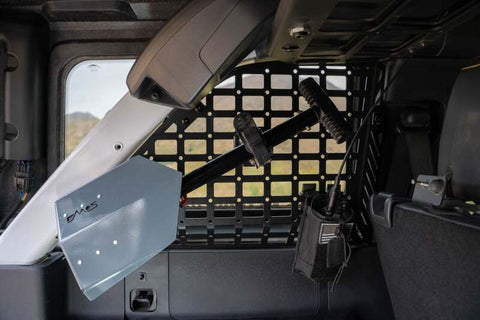 DV8 21+ Ford Bronco Pocketed Rear Window Molle Panels (Soft Top/2-Door Models) - MPBR-08