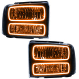 Oracle 05-07 Ford F-250/350 SMD HL - Black - ColorSHIFT w/o Controller - 7161-334