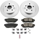 Power Stop 15-17 Lexus NX200t Rear Z17 Evolution Geomet Coated Brake Kit - CRK7739