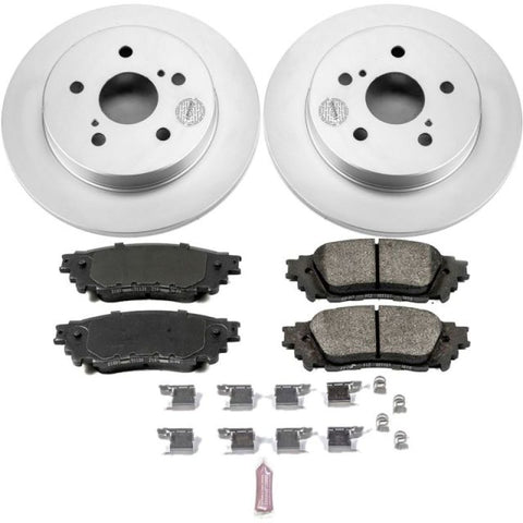 Power Stop 15-17 Lexus NX200t Rear Z17 Evolution Geomet Coated Brake Kit - CRK7739