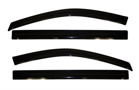 AVS 08-16 Chrysler Town & Country Ventvisor Outside Mount Window Deflectors 4pc - Smoke - 94251